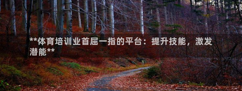 欧陆娱乐线路测速：**体育培训业首屈一指的平台：提升