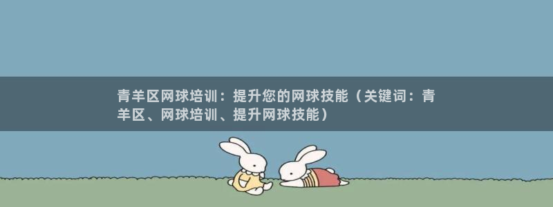 欧陆官网下载：青羊区网球培训：提升您的网球技能（关键